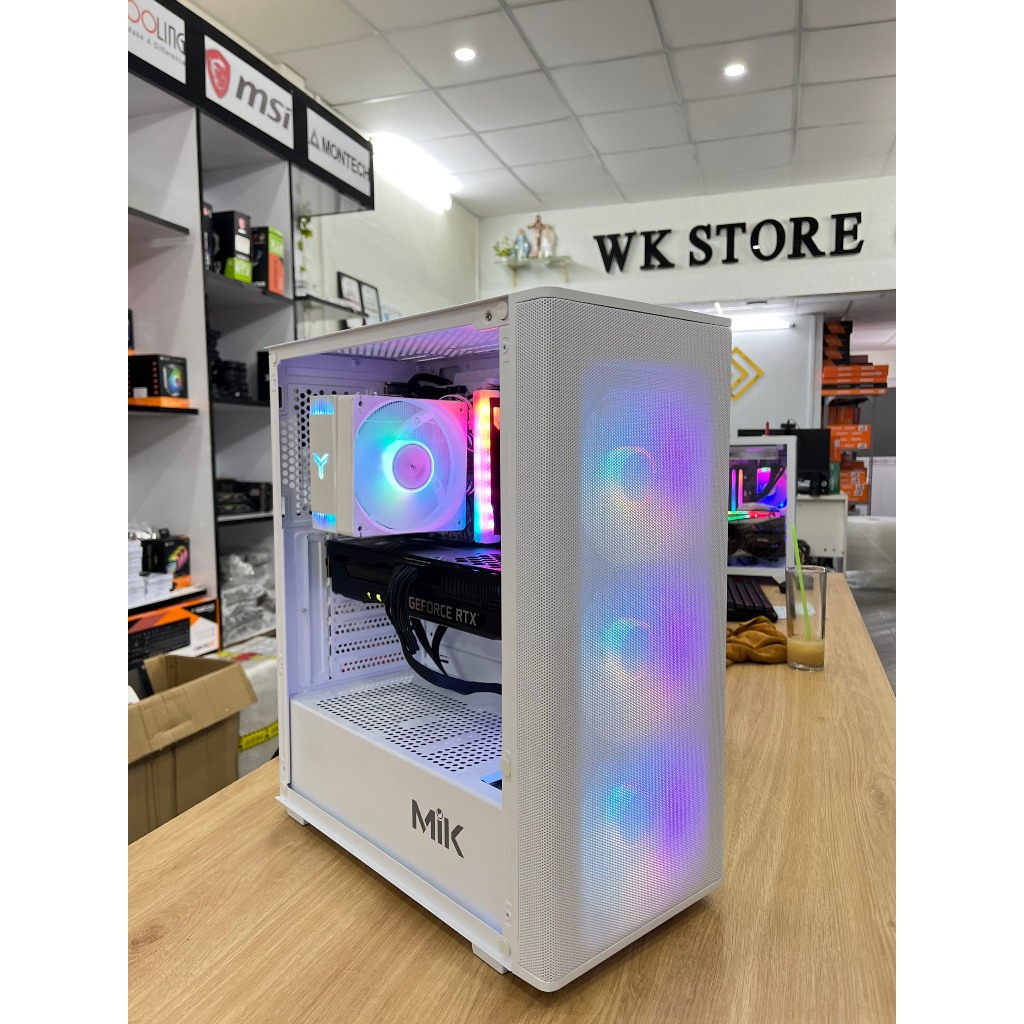 Thùng PC Gaming Wifi 2, Core i5 12400F, Ram 16GB RGB, SSD 512GB, VGA RTX 2060/3060/3070
