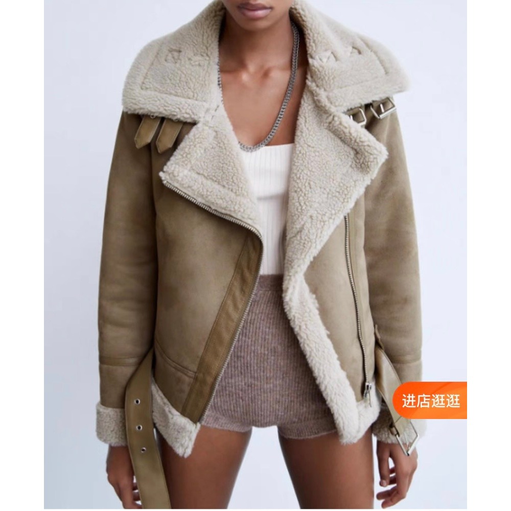 Áo khoác nữ da lộn lót lông HÀNG XUẤT DƯ CAO CẤP SANG CHẢNH SIÊU ẤM thời trang thịnh hành HOT 2023 HAVII