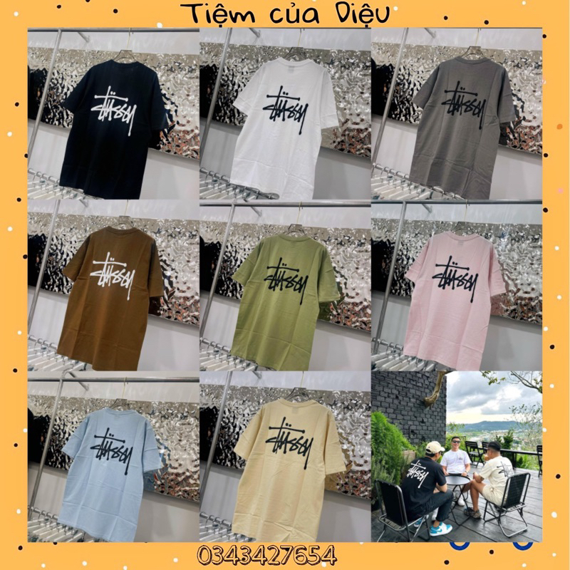 ÁO THUN STUSSY BASIC NHIỀU MÀU CHÍNH HÃNG