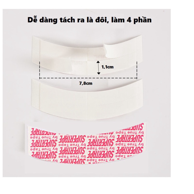 SET 36 MIẾNG KEO DÁN TÓC GIẢ SIÊU DÍNH SUPERTAPE