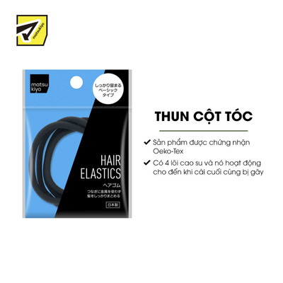 Thun cột tóc Matsukiyo - 4 cái/túi