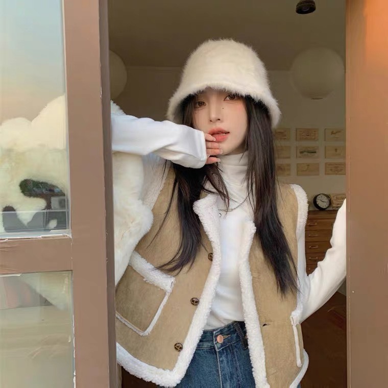 Áo khoác gile nữ lót lông siêu ấm hàng cao cấp loại 1 TRẺ TRUNG NĂNG ĐỘNG phong cách ullzang Hàn Quốc mới 2023 HAVII