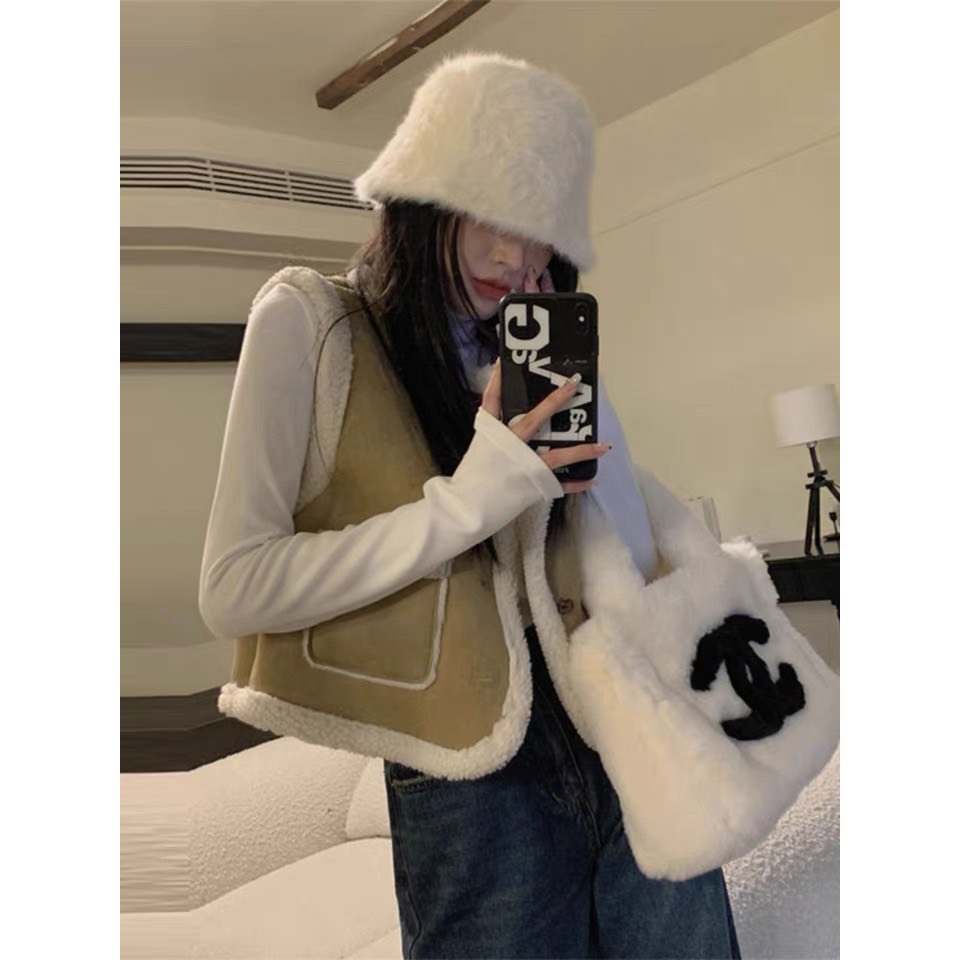 Áo khoác gile nữ lót lông siêu ấm hàng cao cấp loại 1 TRẺ TRUNG NĂNG ĐỘNG phong cách ullzang Hàn Quốc mới 2023 HAVII