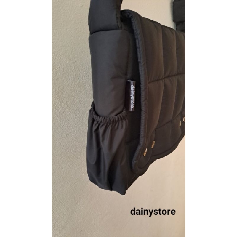 Túi đeo chéo chần bông nam nữ đi học, đi chơi, đi làm dainystore cao cấp CÚC BẤM TĂNG GIẢM