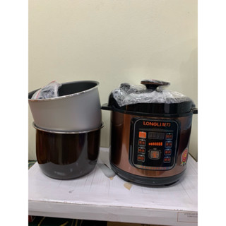Nồi áp suất điện 6 lít và 4 lít hàng 2 lõi hãng Longli hàng trung ương Trung Quốc nấu rất tiện,siêu bền