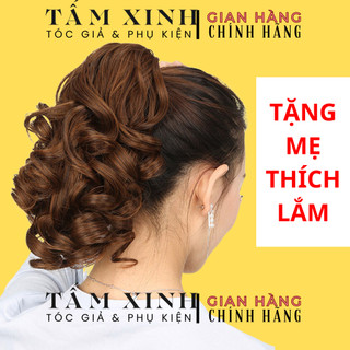 Tóc giả nữ đẹp, kiểu đuôi tóc giả kẹp xoăn lọn thời trang hàn quốc - ĐUÔI XOĂN LỌN