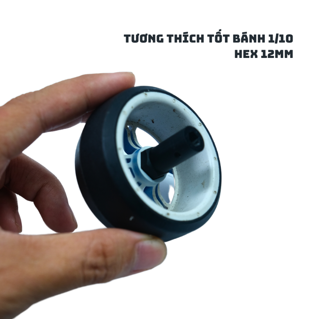 Mô hình Xe Mô tô Nkodok trục lắp bánh 1/10 hoắc drift