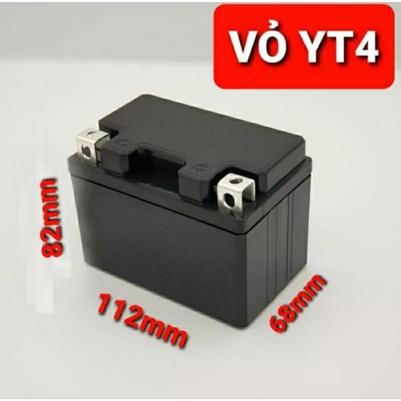 VỎ BÌNH ẮC QUY XE MÁY  - NHỰA ABS CHỐNG CHÁY  cho các dòng xe máy phổ biến