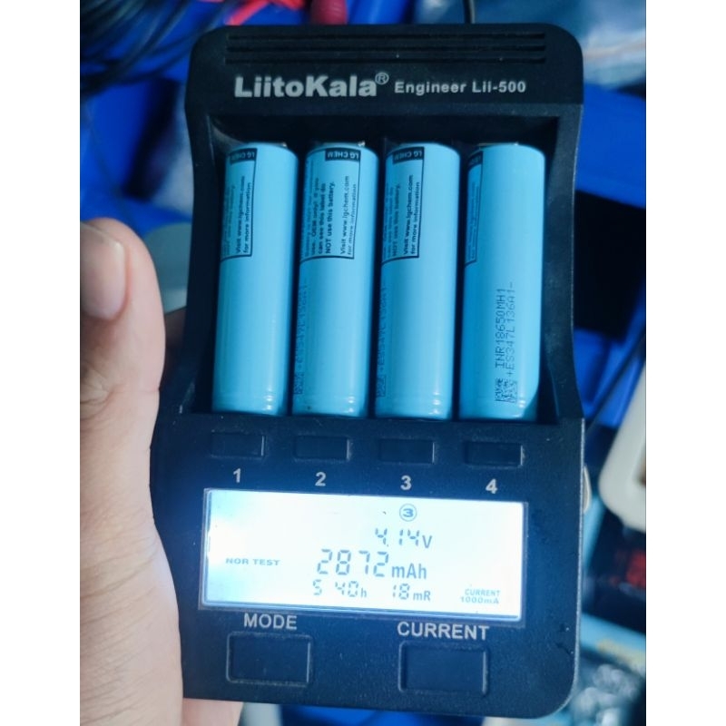 Pin LG MH1 chính hãng tháo khối vỏ đẹp như mới ko dính keo