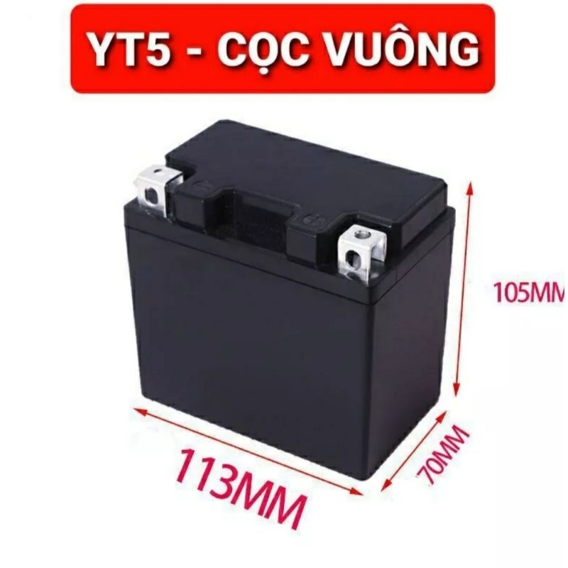 VỎ BÌNH ẮC QUY XE MÁY  - NHỰA ABS CHỐNG CHÁY  cho các dòng xe máy phổ biến