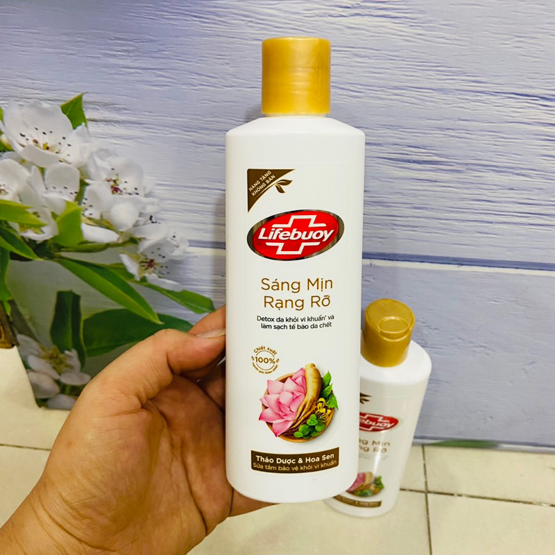 Sữa tắm Lifebuoy Detox Thảo Dược & Hoa Sen 200g