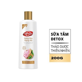 Sữa tắm Lifebuoy Detox Thảo Dược & Hoa Sen 200g(hàng km)