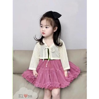 Set váy cho bé gái - váy bé gái xinh - váy tiểu thư cho bé gái