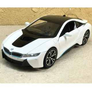 [hcm]  Mô hình xe ô tô đồ chơi BMW I8 1:24 kim loại có led