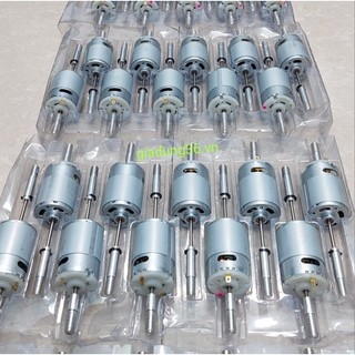 Motor quạt kẹp bình 12v , motor 12v 2 đầu trục , mô tơ 12v chế quạt ắc quy