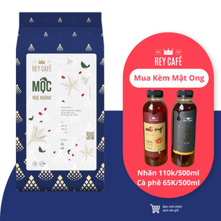 Cà phê rang Mộc Nhẹ Nhàng (Phối Arabica rang vừa & đậm, XX Cầu Đất) - Pha Phin/Máy - Coffee blend nguyên chất - Rey Cafe