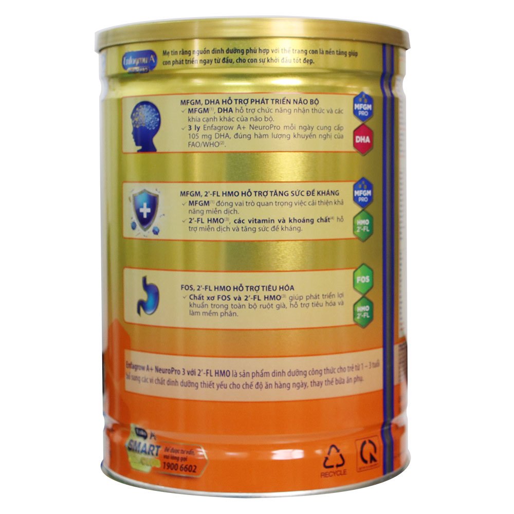 Combo 2 Lon Sữa Enfagrow số 3 1.7kg