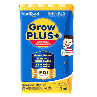  Lẻ Sữa Bột Pha Sẵn Grow Plus  Xanh  Tăng Cân 110ml 