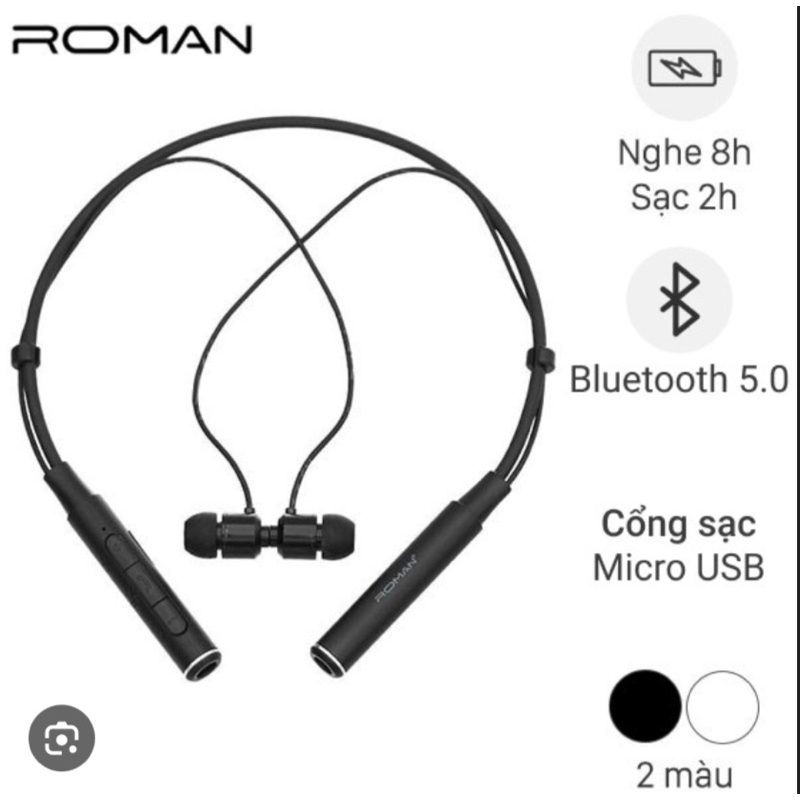 Combo 3 xác Tai nghe bluetooth Roman Z6000s  tai nghe hư - lỗi
