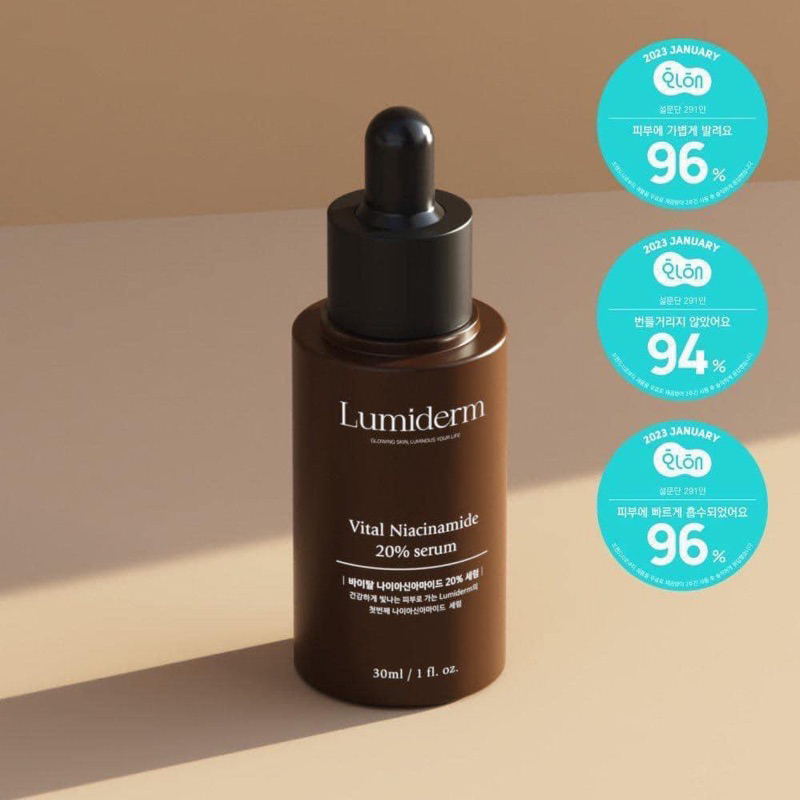Serum dưỡng trắng da Niacinamide 20% lumiderm