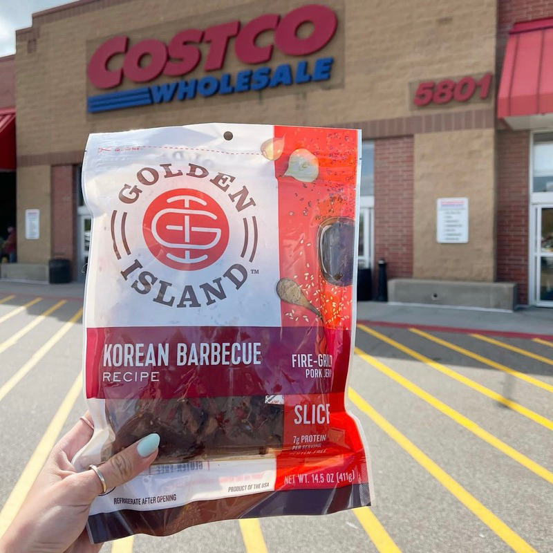 Khô Heo GOLDEN ISLAND KOREAN BBQ PORK JERKY 410G Mẫu Mới