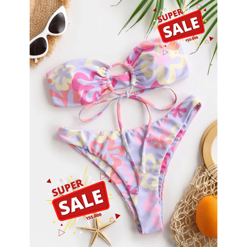 BIKINI 2 MẢNH TÍM LILAC CÓ SẴN (Cập nhật màu mới)