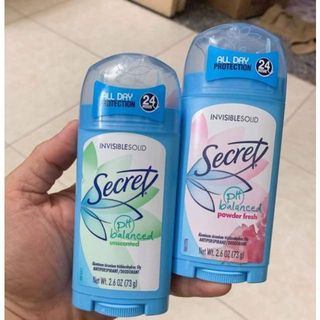Lăn khử mùi dạng sáp nữ Secret Mỹ đủ mùi