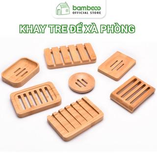Khay đựng xà phòng bằng tre BAMBOOO ECO hộp đựng xà bông tắm trong nhà bếp, phòng vệ sinh , phòng tắm phong cách Bắc Âu