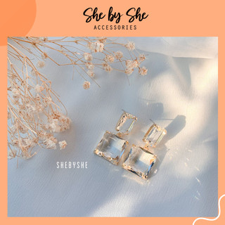 Khuyên tai nữ pha lê sang chảnh SHEBYSHE - K15