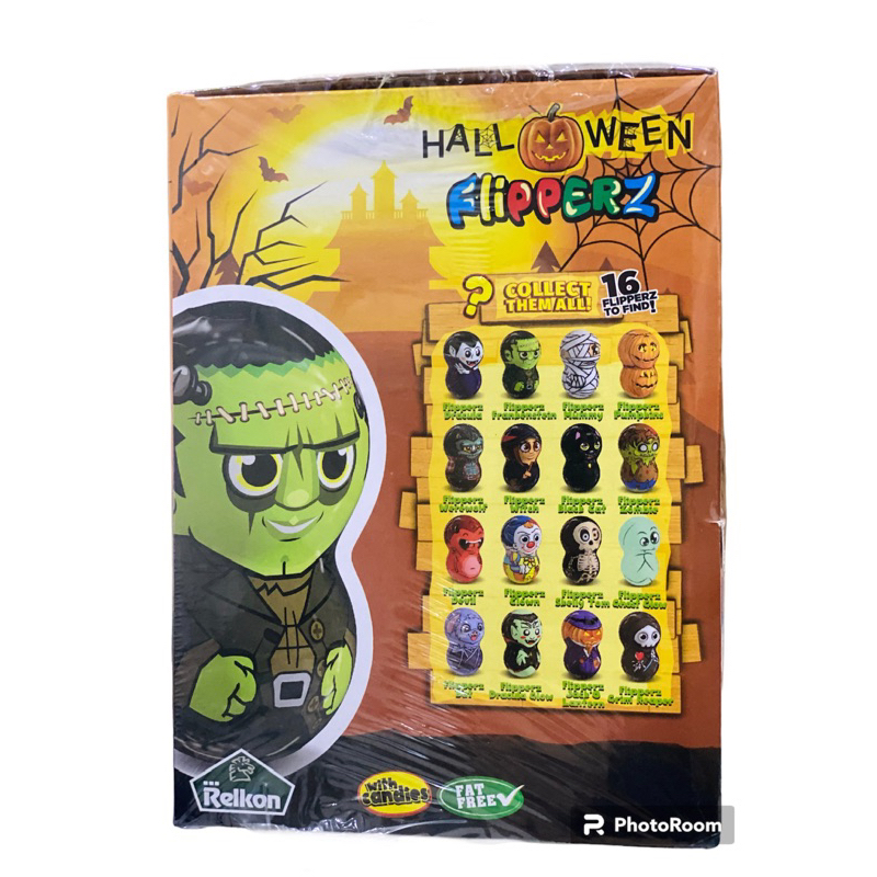 Kẹo đồ chơi lật đật Halloween Relkon Flipperz