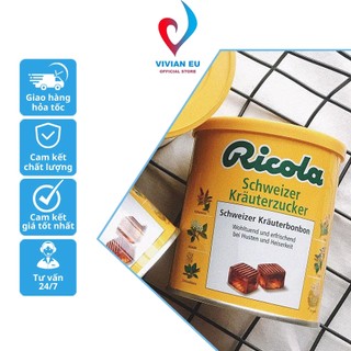 Kẹo ngậm ho thảo dược ricola 250g vị nguyên bản