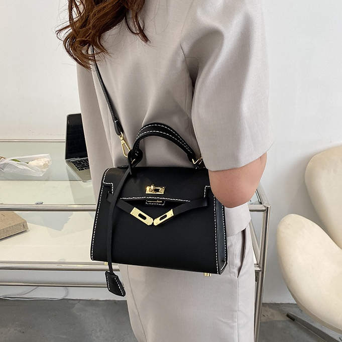 Túi tự đan, Túi handmade diy da pu có quai xách và đeo chéo thời trang sang trọng, trẻ trung