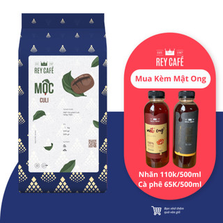 Cà phê rang Mộc Culi - Pha Phin/Máy/Cold Brew - Coffee nguyên chất rang mộc - Thương hiệu Rey Cafe