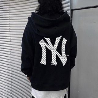 Áo Hoddie Nỉ MLB Form Rộng Cao Cấp, Áo Khoác Nỉ Nam Nữ 2 Lớp Ấm Áp Xuất Xịn Hàn Quốc