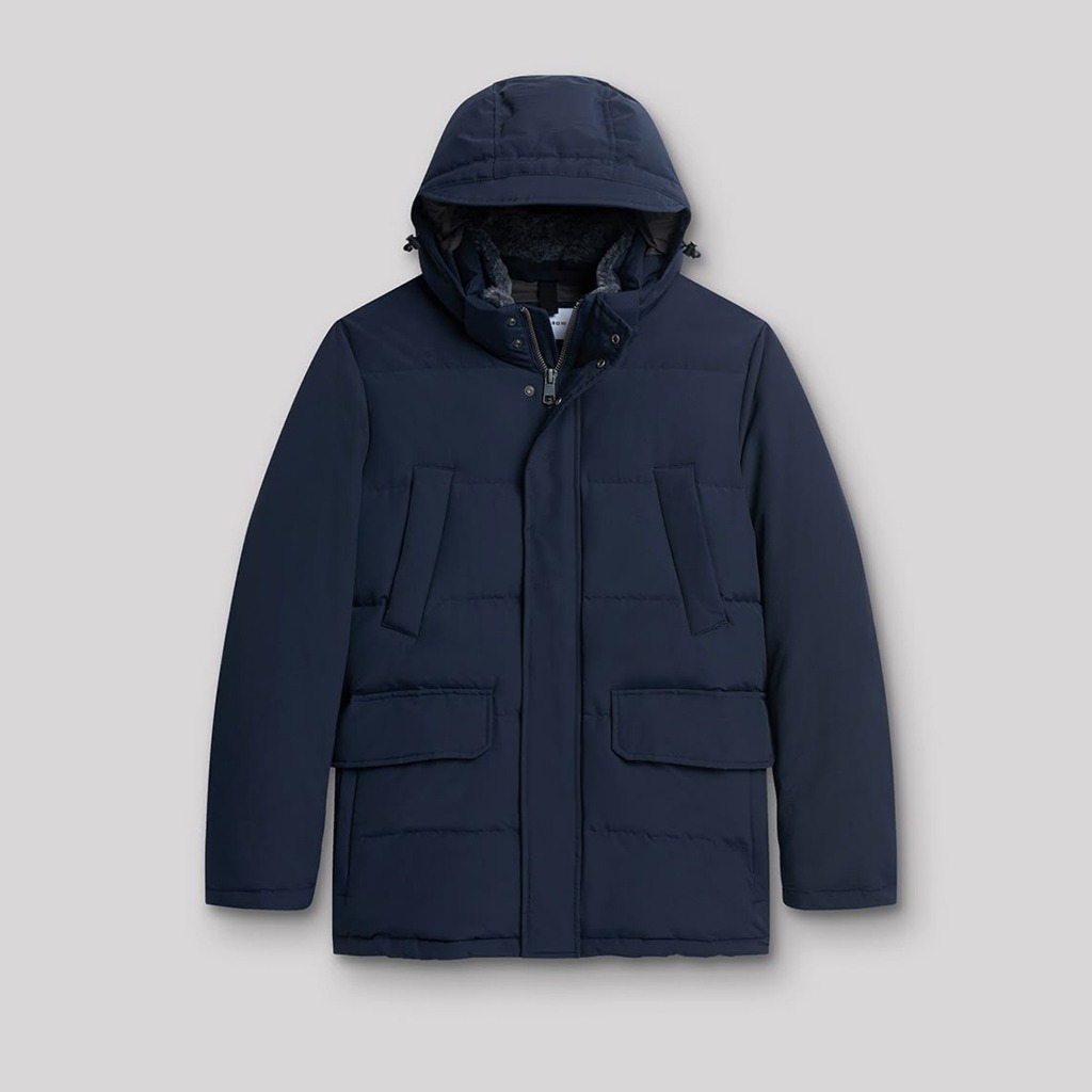 Áo Khoác Dáng Parka Trần Phao Lông Vũ - 2024AK11