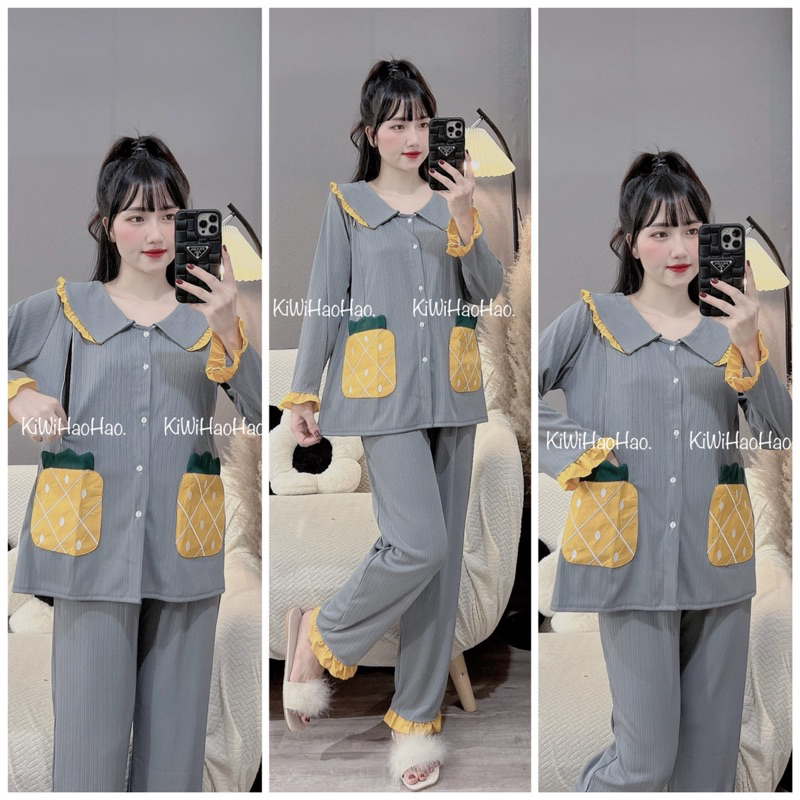 BỘ BẦU-BỘ SAU SINH-THUN TĂM DÀI CỔ SEN TÚI DỨA-4 màu