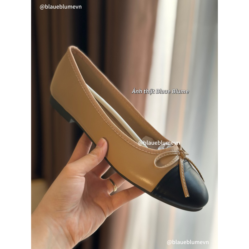 𝐁𝐥𝐚𝐮𝐞𝐁𝐥𝐮𝐦𝐞🦋  Giày bệt nơ dupe C.N đơn giản