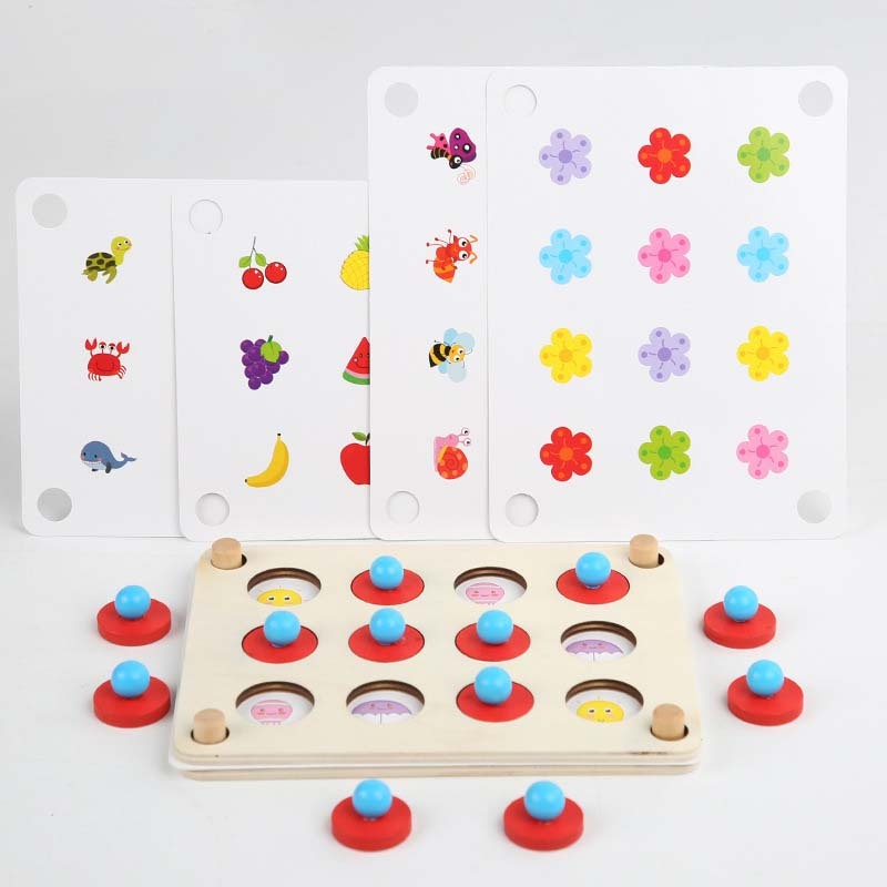 Trò Chơi Lật Hình 12 Chủ Đề - Đồ Chơi Gỗ Thông Minh Giúp Bé Rèn Luyện Trí Nhớ Và Khả Năng Quan Sát