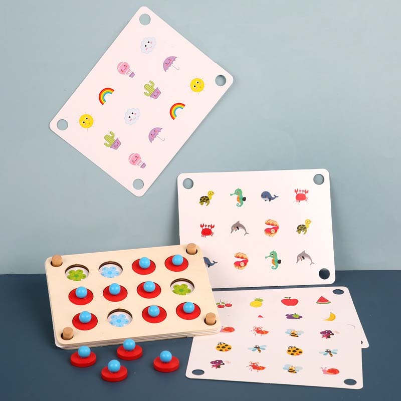 Trò Chơi Lật Hình 12 Chủ Đề - Đồ Chơi Gỗ Thông Minh Giúp Bé Rèn Luyện Trí Nhớ Và Khả Năng Quan Sát