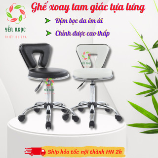 Ghế tiêm tam giác tựa lưng | Ghế xoay spa tựa lưng cao cấp | Ghế spa có tựa hàng cao cấp