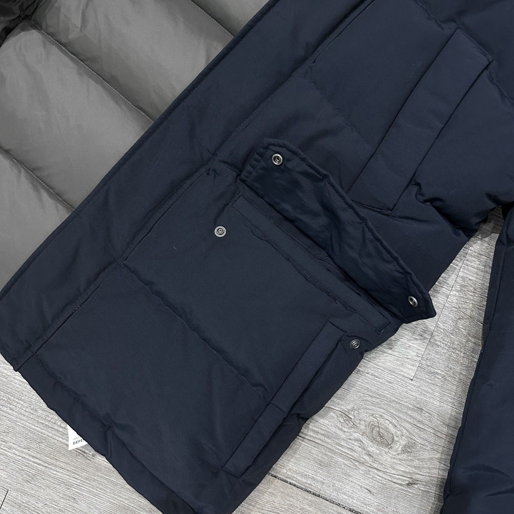 Áo Khoác Dáng Parka Trần Phao Lông Vũ - 2024AK11