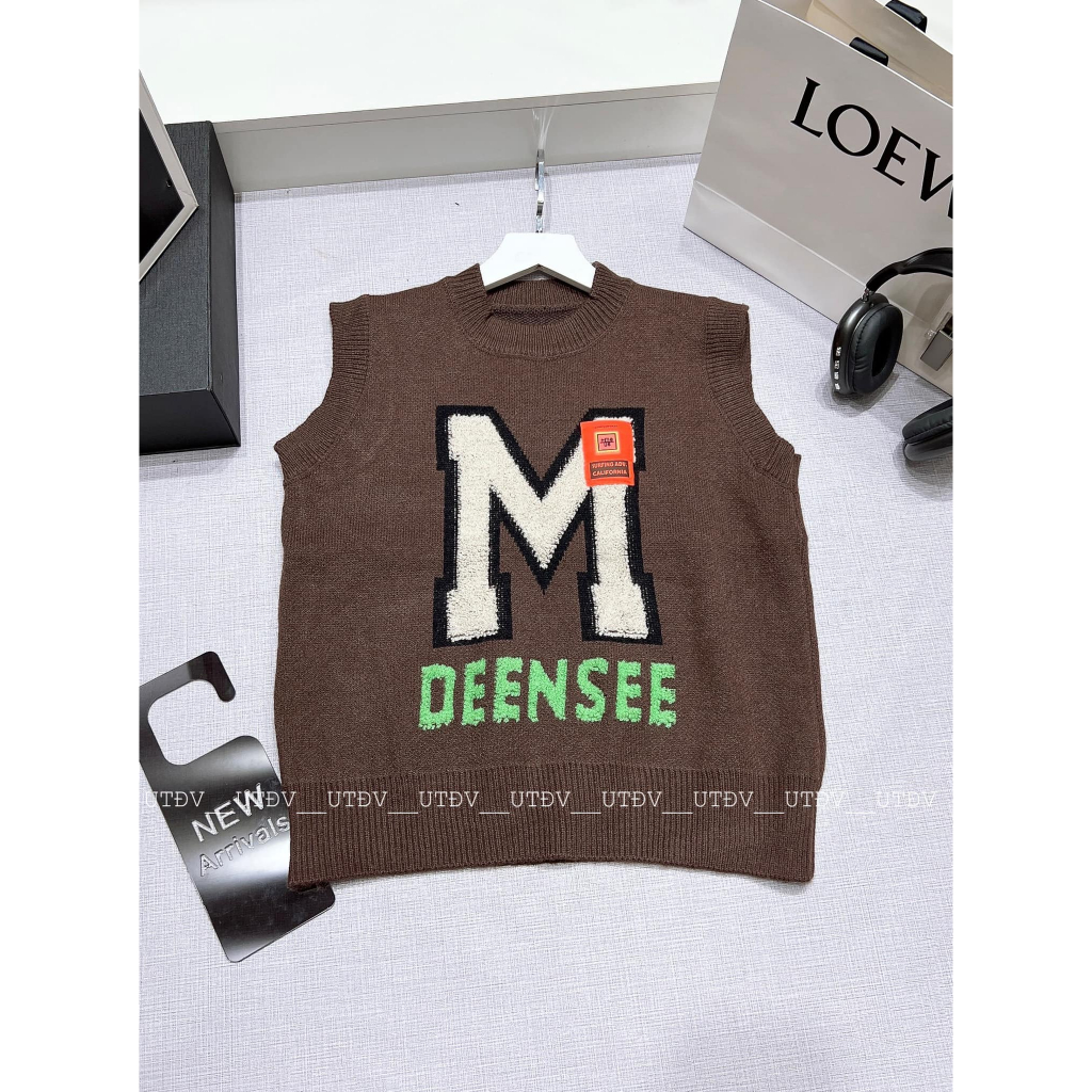 Áo len ghile chữ M xù dày dặn 4 màu