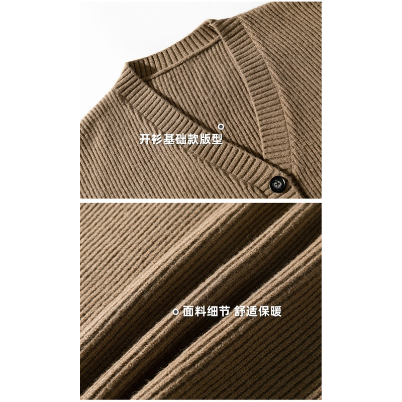 Áo Đôi Len Cardigan Nam Nữ 3 Màu Dày Dặn Thu Đông Siêu Ấm