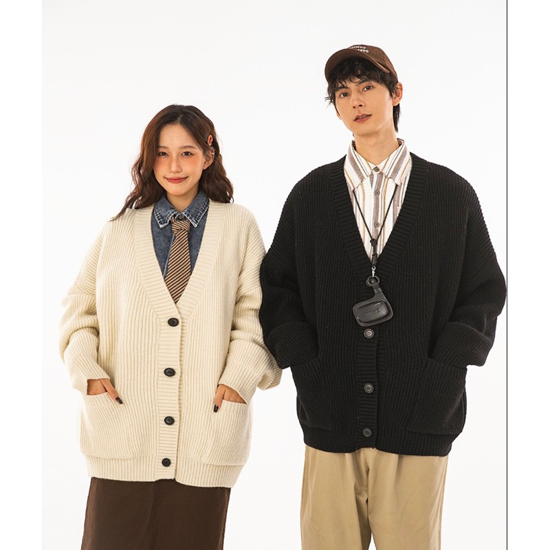 Áo Đôi Len Cardigan Nam Nữ 3 Màu Dày Dặn Thu Đông Siêu Ấm