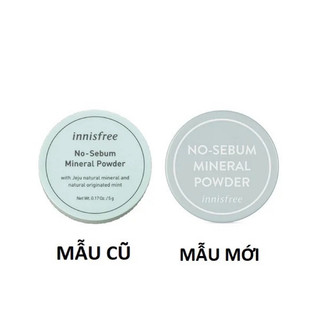 Phấn phủ kiềm dầu Innisfree No-sebum Mineral Pact