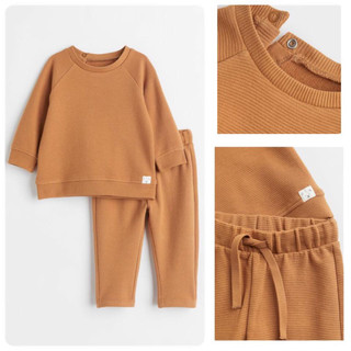 Set bộ nỉ da cá h&m cho bé sz 6m-4y form to