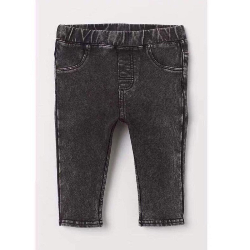 Quần tregging giả Jean H&M cho bé sz 18m-4y