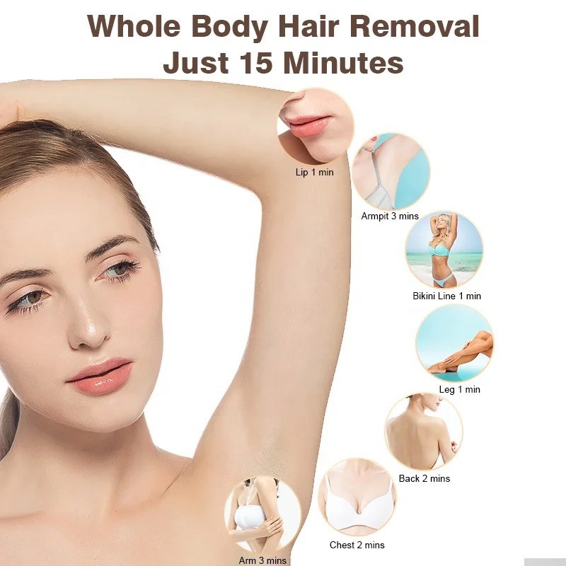 Máy triệt lông cao cấp thương hiệu Nhật Bản, máy triệt lông vĩnh viễn tại nhà với công nghê IPL mát lạnh, trẻ hóa da
