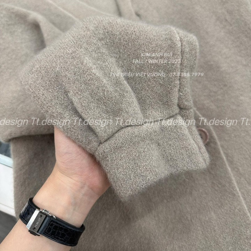 Áo Khoác Cadigan Len Lông Dáng Dài Kim Anh Bùi