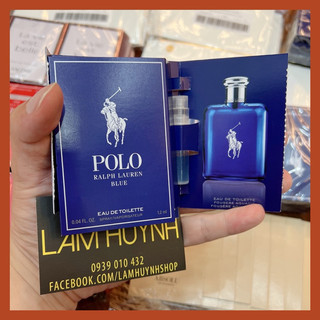Vial nước hoa POLO RALPH LAUREN BLUE Eau de toilette 1,2ml
